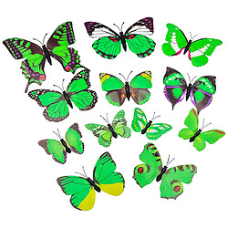 Набор наклейок для декора стен 3Д "Бабочки", 12 шт.