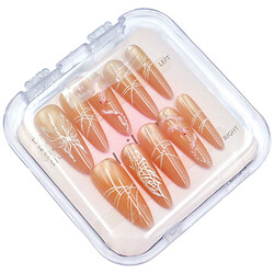 Набір нігтів накладних з дизайном, 10 шт