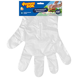 Набор перчаток одноразовых полиэтиленовых Фрекен Бок, 100 шт/уп