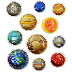 Наліпки для декорування об'ємні "Планети"