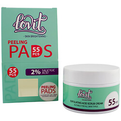 Пилинг-пады для лица кислотные Lovit "Отшелуживающие"