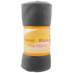 Плед флисовый однотонный в ассортименте, 100х150 см.