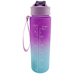 Бутылка для напитков пластиковая с надписями в ассортименте, 750 мл