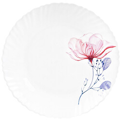 Тарілка обідня скляна Vittora Wave "Ніжність", d=220 мм