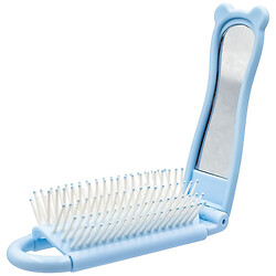 Щітка для волосся масажна складна з дзеркалом