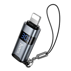 Адаптер Hoco UA44 Apple iPhone SE 2022 / iPhone 14 Pro Max / iPhone 14 Plus / iPhone 14 Pro / iPhone 14 / iPhone 13 Pro / iPhone 13 Mini / iPhone 13 / iPhone 13 Pro Max / iPhone 12 Mini / iPhone 12 Pro Max / iPhone 12 Pro, Type-C, Lightning, Серый