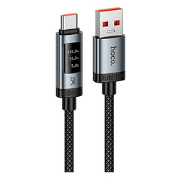 USB кабель Hoco U148, Type-C, 1.0 м., Чорний