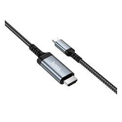 Кабель Hoco UA43, HDMI, 1.8 м., Серый