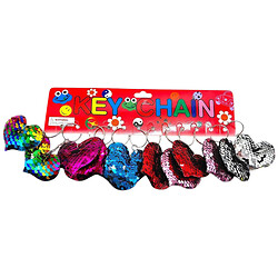 Брелок "Сердечко", паєтки, 12 шт, Mic