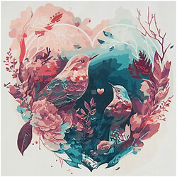 Картина за номерами "Кохання колібрі", 50х50 см, Strateg