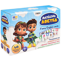 Настольная игра "Английский алфавит", укр, Strateg