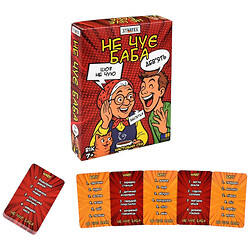 Настольная игра "Не слышит баба", укр, Strateg