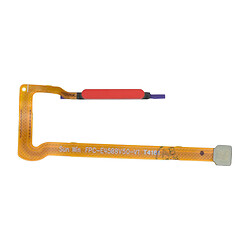 Шлейф ZTE Nubia NEO 2 5G, С сканером отпечатка пальца, Красный