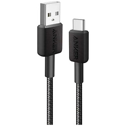 Кабель Anker A81H6G11, Type-C, 1.8 м., Чорний