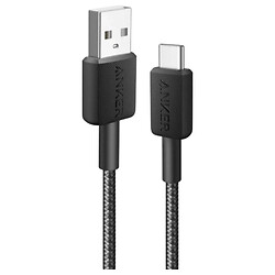 Кабель Anker A81H5G11, Type-C, 0.9 м., Черный