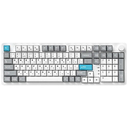 Клавіатура GamePro Asgard Drakkar Keychron Super Red Switch, Білий