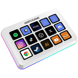 Контроллер Fifine Stream Deck D6W, Белый