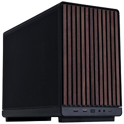 Корпус Lian Li A3-mATX Wooden Front Panel, Чорний