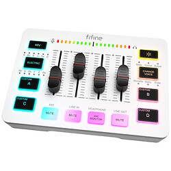 Мікшерний пульт Fifine SC3W, Білий