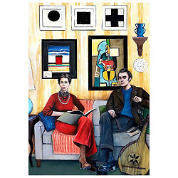 Пазл дерев'яний "В гостях у Малевича", UkrainianPuzzles