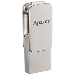 USB Flash Apacer AH181, 64 Гб., Срібний