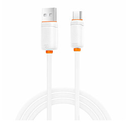 USB кабель XO NB302 Shishishun, Type-C, 1.0 м., Белый