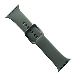 Ремінець Apple Watch 38 / Watch 40, Silicone Metal Clasp, New Grey, Сірий