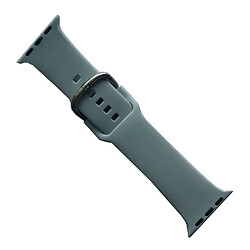 Ремешок Apple Watch 42 / Watch 44, Silicone Metal Clasp, Light Grey, Серый