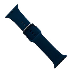 Ремінець Apple Watch 42 / Watch 44, Silicone Metal Clasp, Midnight Blue, Синій