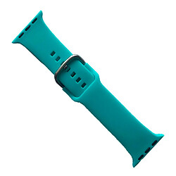 Ремешок Apple Watch 42 / Watch 44, Silicone Metal Clasp, Teal Green, Зеленый