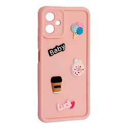 Чехол (накладка) Samsung A075 Galaxy A07, HAPPY Cookie, Light Pink, Розовый