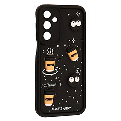 Чехол (накладка) Samsung A175 Galaxy A17 4G, HAPPY Cookie, Черный