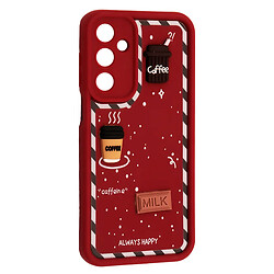 Чохол (накладка) Samsung A175 Galaxy A17 4G, HAPPY Cookie, Marsala, Бордовий