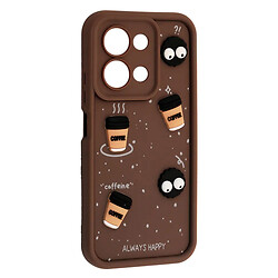 Чехол (накладка) Xiaomi Poco C85 / Redmi 15C, HAPPY Cookie, Коричневый