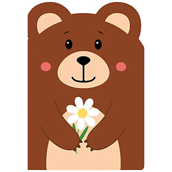 Блокнот дитячий з фігурною вирубкою, 48 аркушів, Рюкзачок