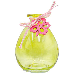 Ваза для квітів скляна фігурна з підвіскою мікс