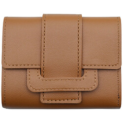 Кошелек женский экокожа сложный на кнопке цветной