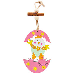 Декор пасхальный подвесной деревянный "Цыпленок"