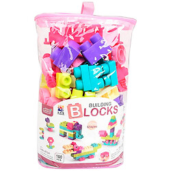 Конструктор дитячий з гнучкими блоками в сумці, 100 деталей