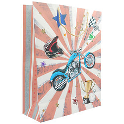 Пакет подарунковий паперовий хлопчачий "Транспорт", 31х40х12 см