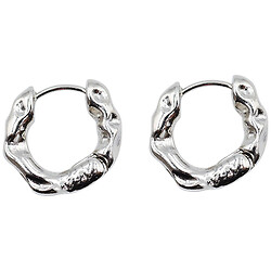 Сережки жіночі металеві фігурні "Кільця"