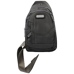 Сумка-слинг мужская однотонная текстильная