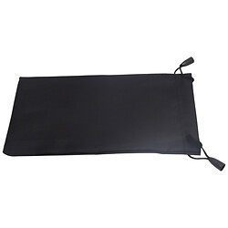 Футляр для очков текстильный однотонный на завязках