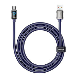 USB кабель Remax CB19 Illumine, Type-C, 1.2 м., Черный