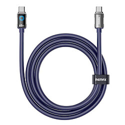 USB кабель Remax CB19 Illumine, Type-C, 1.2 м., Чорний