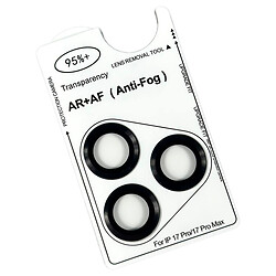 Защитное стекло камеры Apple iPhone 17 Pro / iPhone 17 Pro Max, Metal Classic, Черный