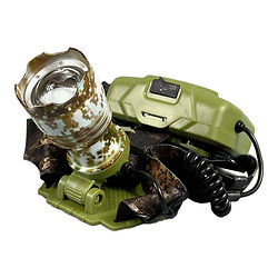 Налобный фонарь W328M-3, Зеленый