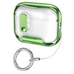 Чехол (накладка) Apple AirPods Pro 3, Deexe Crystal Color, Зеленый