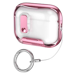 Чехол (накладка) Apple AirPods Pro 3, Deexe Crystal Color, Розовый