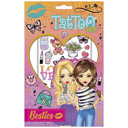 Набор наклейок на тело "Fashion", 2 листа., Besties